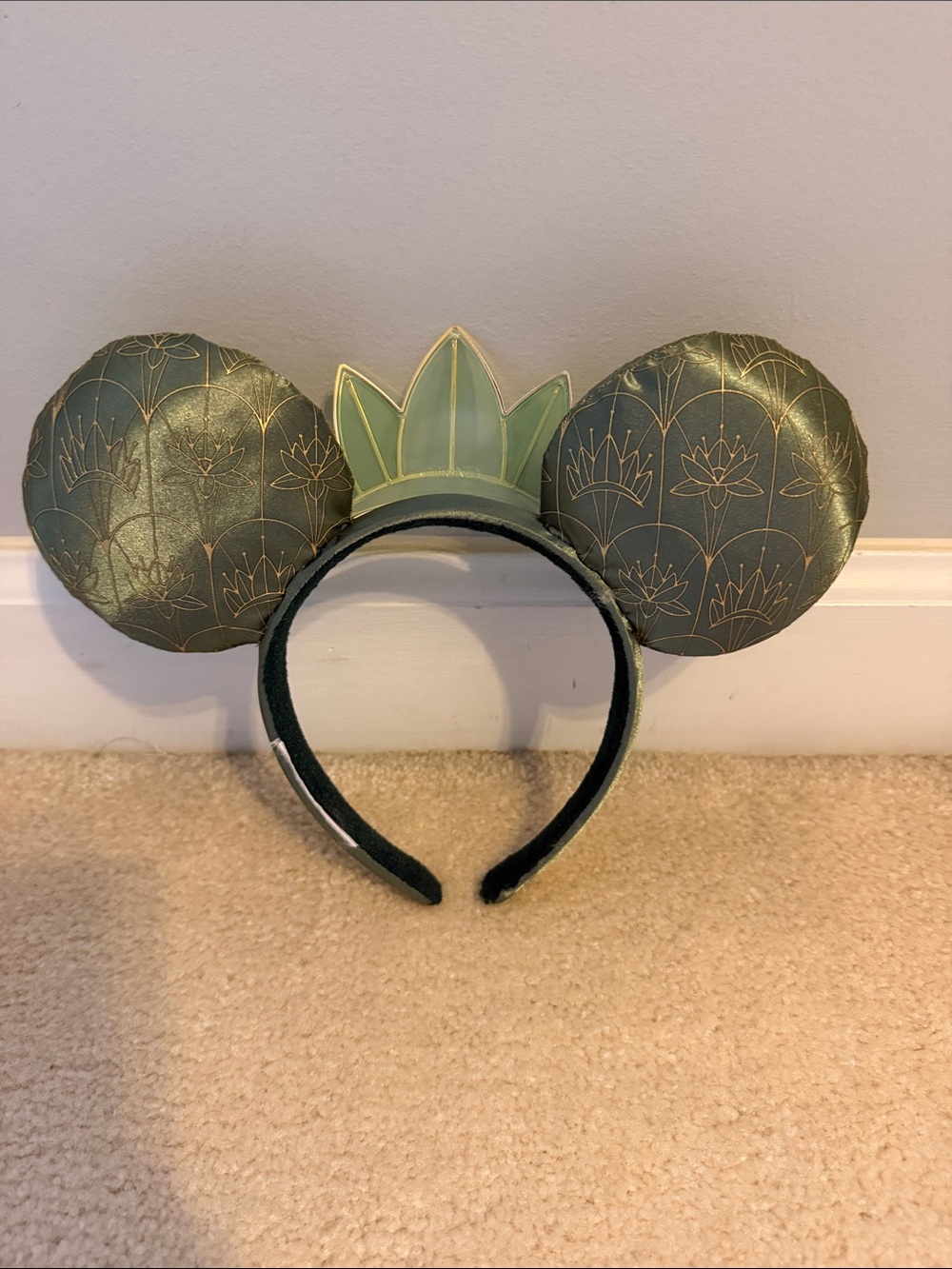 Green Princess Tiara Mickey Ears - Picture 2 of 2